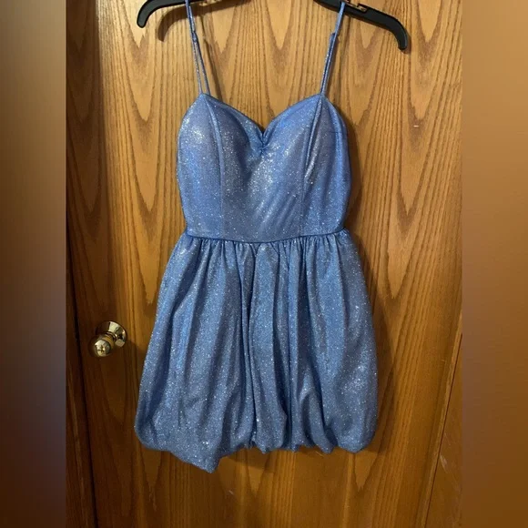 BCX | Dresses | Blue Sparkly Dress | Poshmark